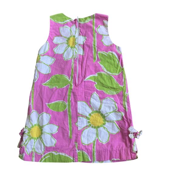 Vtg Lilly Pulitzer White Tag Fresh Air Hibiscus Print Shift Dress Shift Size 6 - Picture 2 of 7